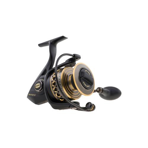 Battle II Spinning Reel - 2000 Size, 6.2:1 Gear Ratio, 30" Retrieve Rate, 10 lbs Max Drag, Ambidextrous