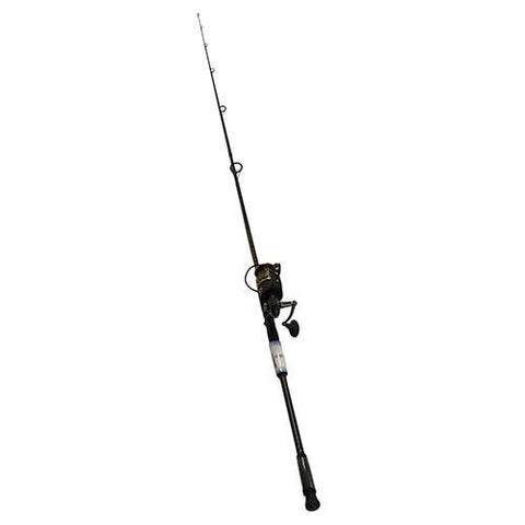 Battle II Spinning Combo - 8000, 3.3:1 Gear Ratio, 10' Length, 2 Piece Rod, 20-40 lb Line Rate, Heavy Power