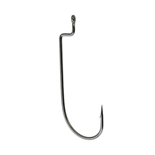 Worm Offset Hook, NS Black - Size 5-0, NS Black, Per 5