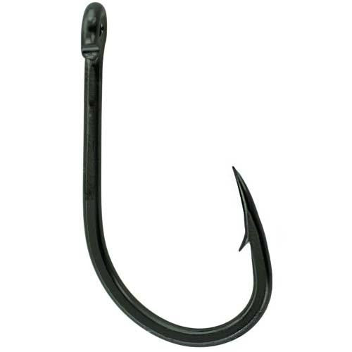 Octopus Hook, Straight Eye, 4x Strong, Inline Point - Size 4-0, NS Black, Per 6