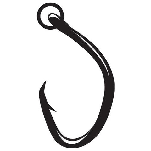 Super Nautilus Circle Hook with Ring - Size 6-0, NS Black, Per 6