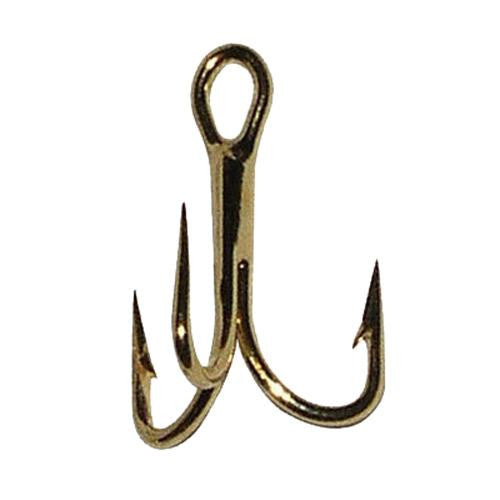 Trout Treble Hook - Size 18, Gold, Per 4