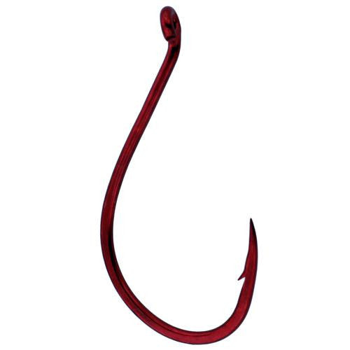 Octopus Light Hooks - Size 4, Red, Per 10