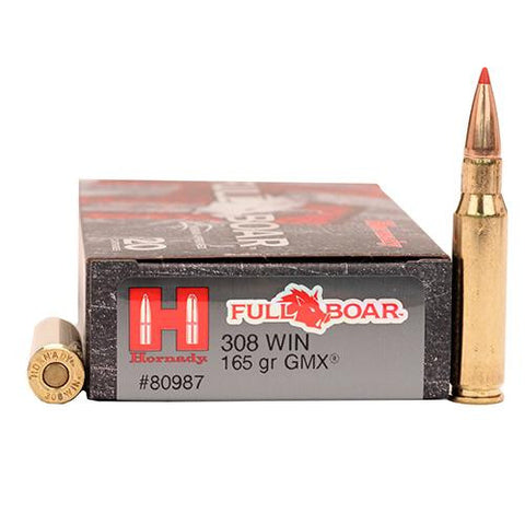 308 Winchester - 165 Gr GMX Full Boar (Per 20)