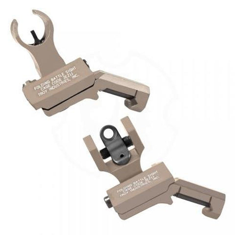 45 Degree Offset HK-Round Rear Sight Set Flat Dark Earth - Flat Dark Earth