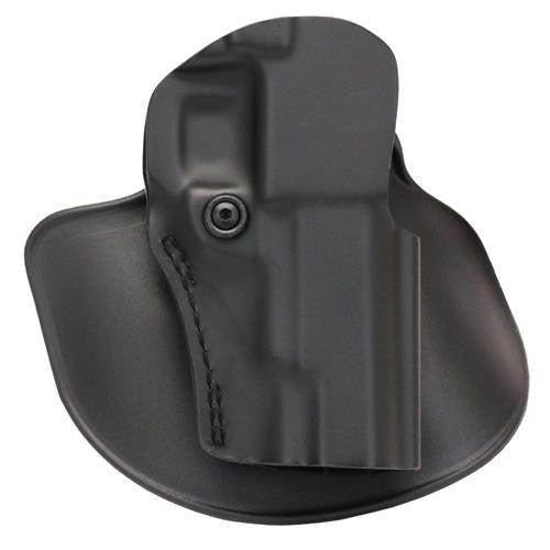 Open Top Paddle-Belt Slide Holster - Colt Commander STX, Plain Black