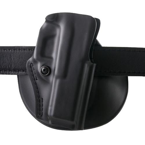 Open Top Paddle-Belt Slide Holster - Glock 17, 22, Plain Black