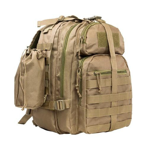 Small Backpack-Mono Strap - Tan