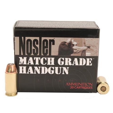 45 ACP Ammunition - Match Grade, 230 Grains, Jacketed Hollow Point, Per 20