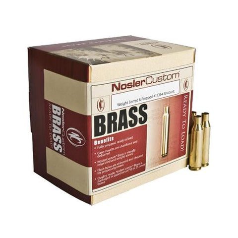 Custom Reloading Brass - 28 Nosler, Per 25