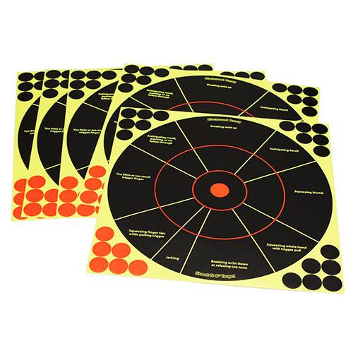 Shoot-N-C 12" Handgun Trainer Target-5 Piece