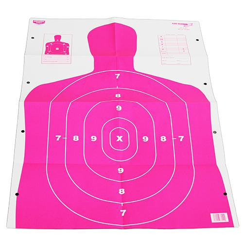 Eze-Scorer 23" x 35" BC27 Pink - 100 Paper Targets