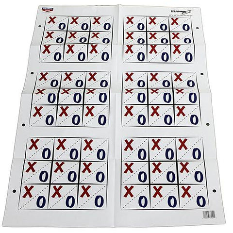 Eze-Scorer 23"x35" Tic-Tac-Toe - (Per 100)