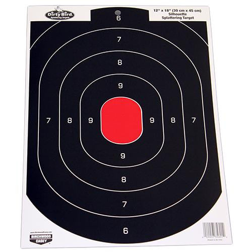 Dirty Bird 12" x 18" Silhouette Target-(Per 100)