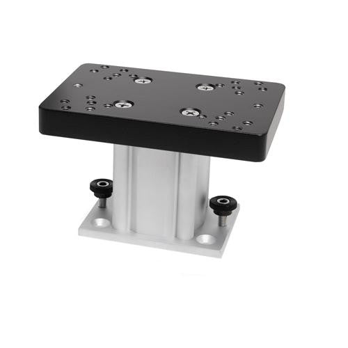 Aluminum Fixed Base Pedestal Mount - 4"