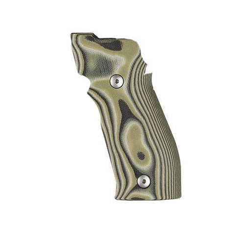 Sig P226 SAO X5-X6 Grips - Smooth G10 G-Mascus Green