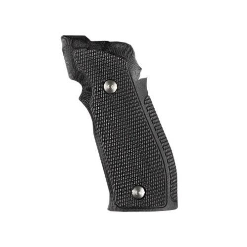 Sig P226 SAO X5-X6 Grips - Pirahna G10 G-Mascus Solid Black