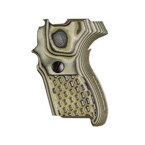 Sig P224 DA-SA Grips - Chain G10 G-Mascus Green