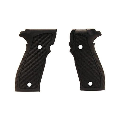 Sig P226 Grips - DA-SA All Pirahna G10 Solid Black