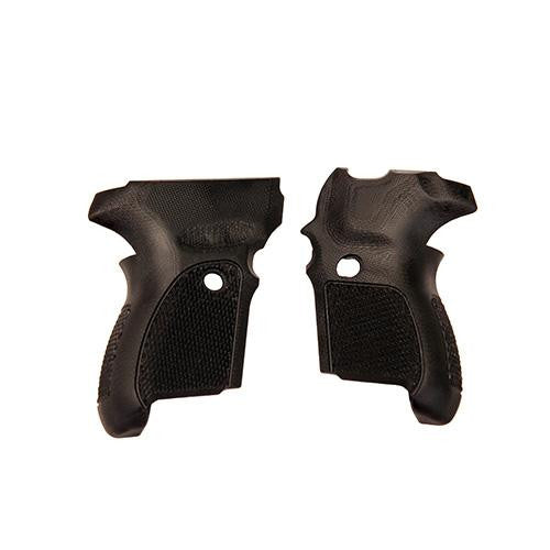 Sig P224 DA-SA Grips - Checkered G10 Solid Black