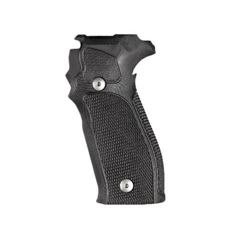 Sig P226 Grips - DA-SA Allround Checkered G10 Solid Black