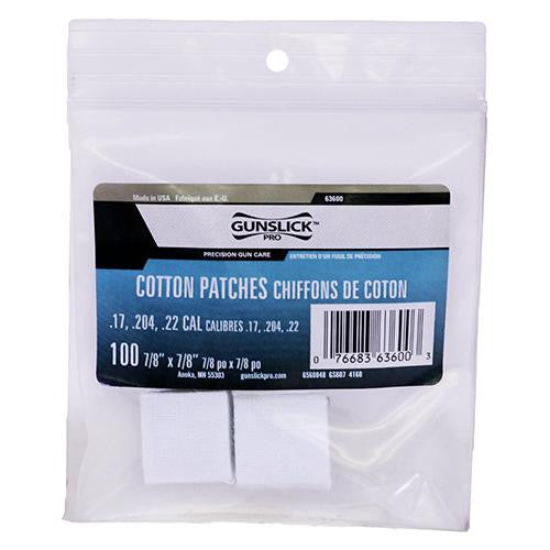 Cleaning Patches - .17-.22 Caliber, 7-8" Square