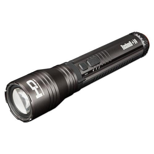 Rubicon Flashlight - 4AA, HD Torch, Red Halo, Gray