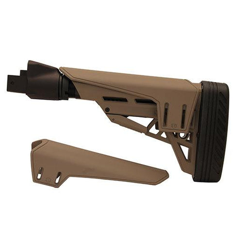 Saiga TactLite Elite Six Position Adjustable Stock - with Scorpion Recoil Pad, Flat Dark Earth