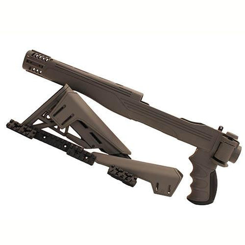 Ruger 10-22 - TactLite Adjustable Side Folding Stock with SRS-CR, Destroyer Gray