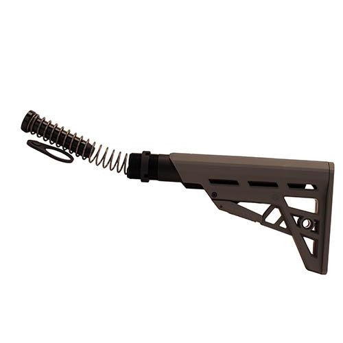 AR-15 TactLite Adj. Commercial Stock and Buffer TubeT Assembly, Destroyer Gray