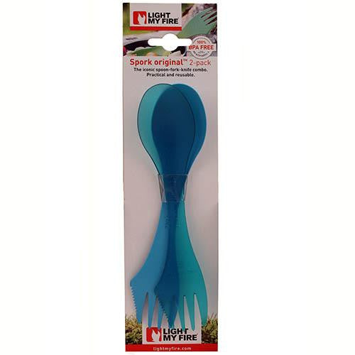 Spork 2 Pack - Cyan