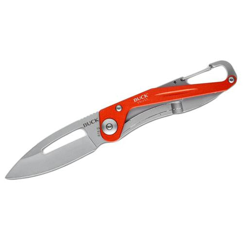 Apex - 2.62" Bead Blast Plain Blade, Orange Aluminum Handle, Boxed