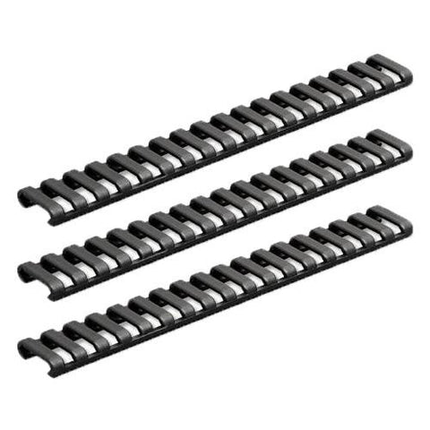 25 Slot Ladder Low Pro Rail Covers (3 Pack) - Black