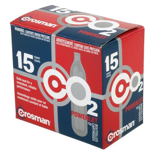 CO2 Cartridges - Powerlet 12 Gram (Per 15)