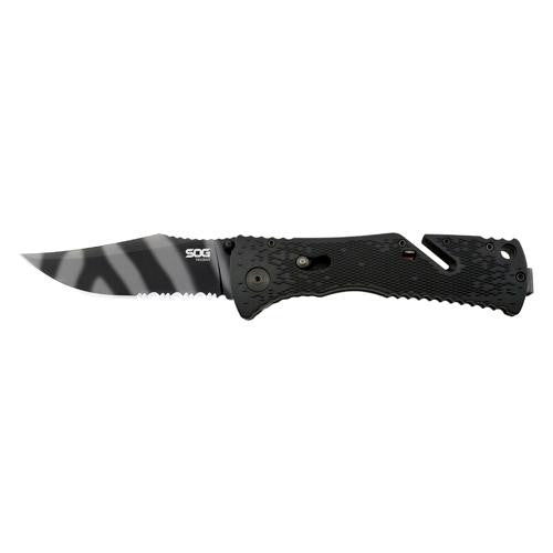 Trident - Partially Serrated, Tiger Stripe, Box