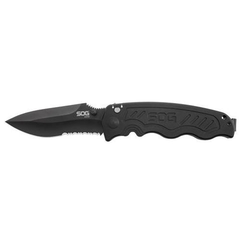 Zoom - Partially Serrated, Black TiNi, Box