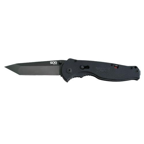 Flash II - Tanto, Black TiNi, Straight, Boxed