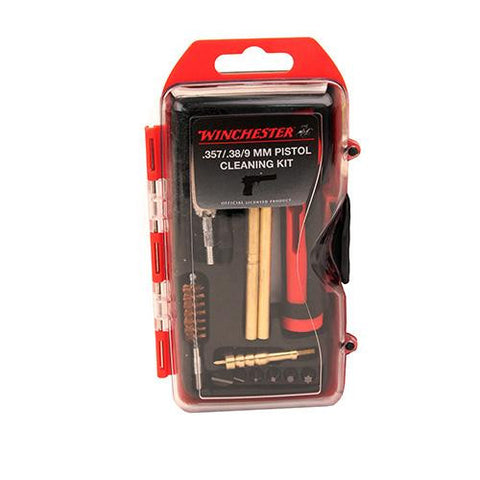 Winchester 14 Piece .38-9mm Pistol Cleaning Kit & 6 Piece Driver Bit Set