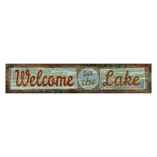 Heavy Metal Sign - Welcome To The Lake