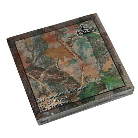 Napkins - Camo, 20 Pack