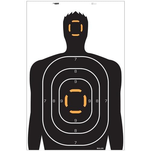 EZ Aim Targets - 23?x35?Human Silhouette Style, Per 4