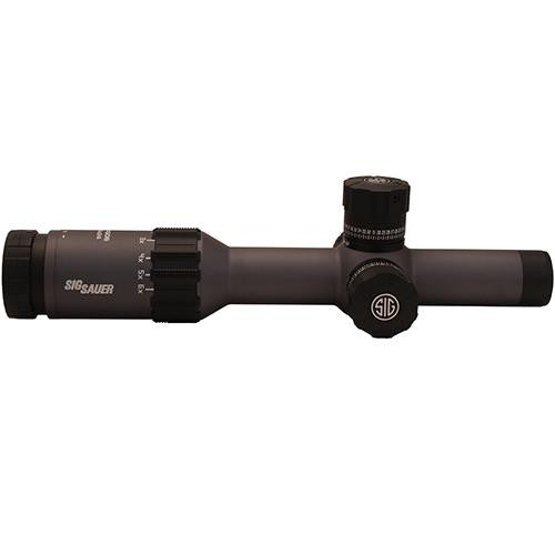 Tango6 FFP Tactical Riflescope - 1-6x24mm, 300 Blackout Horseshoe Dot Reticle, 0.5 MOA Adjustment, Graphite