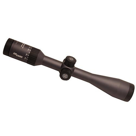 Whiskey5 SFP Hunting Riflescope - 2-10x42mm, HellFire Quadplex Reticle, 0.25 MOA Adjustment, Graphite-Black