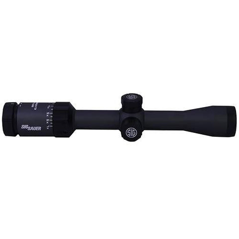 Whiskey3 SFP Hunting Riflescope - 2-7x32mm, Standard Quadplex Reticle, 0.5 MOA Adjustment, Black