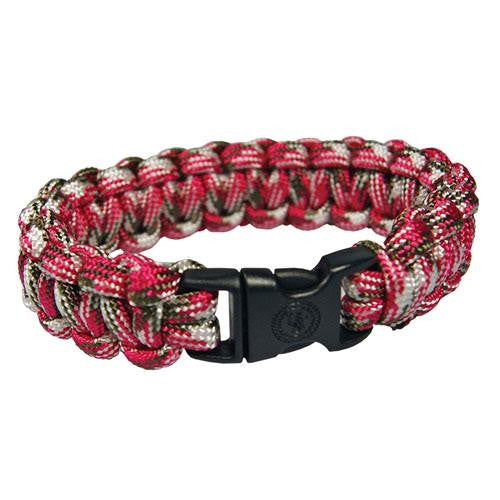 Survival Bracelet - 7", Pink Camo