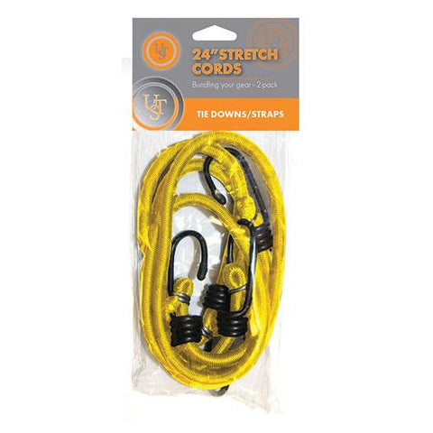 Stretch Cord 2 Pack - 24", Yellow