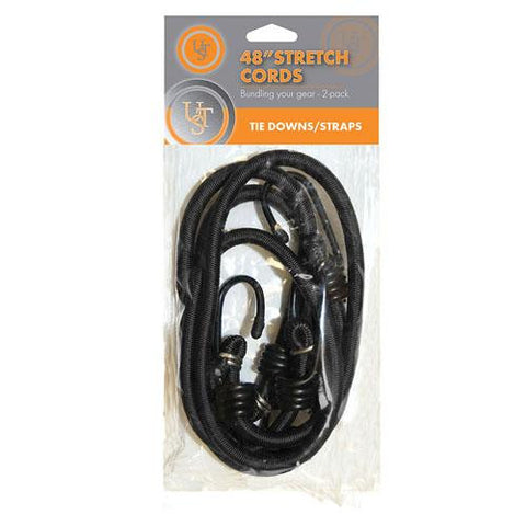 Stretch Cord 2 Pack - 48", Black