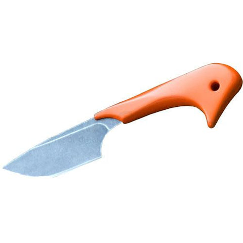 Le Duck - 2-1-2" Blackstone Oxide Blade, Orange TPR Handle, Clam Pacxkage