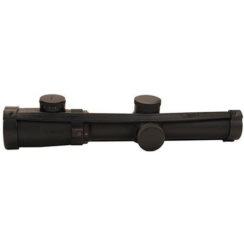 Safari Series Scope, Green Lens - 1.1-4X24-Cross Plex