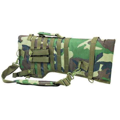 Tactical Rifle Scabbard - Woodland Camo